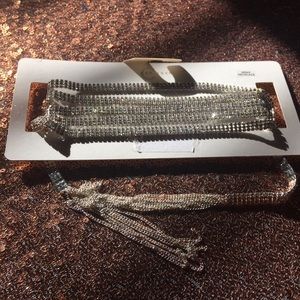 🎂Sparkly Crystal Choker Wrap Necklace